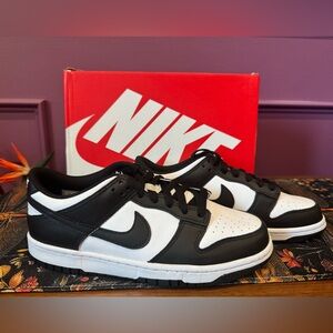 NWOT Youth Nike Dunks Low Panda
